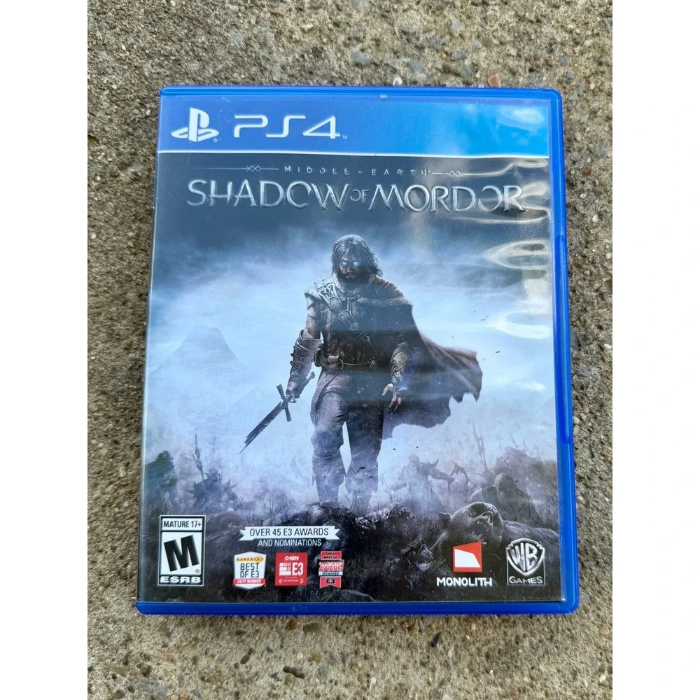 Middle-earth Shadow of Mordor Sony PS4 Action RPG Game M-Rated-Tested